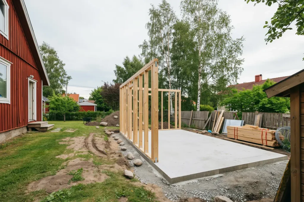 juli r r tt tid f r garagebygge planera grund stomme och kostnad fr n b rjan
